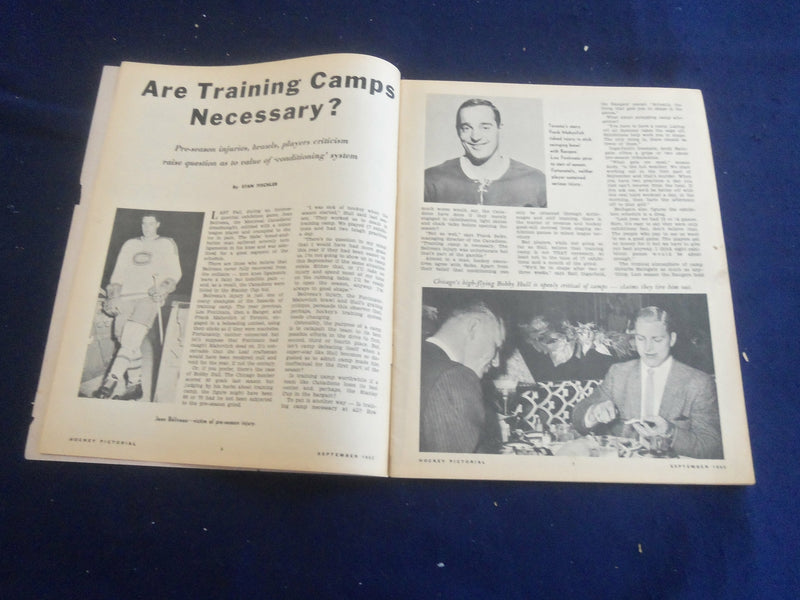1962 SEPTEMBER HOCKEY PICTORIAL MAGAZINE - 1962-63 NHL PREVIEW - ST 200O