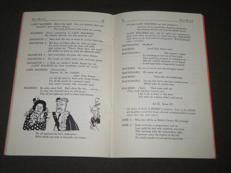 1966 MAC BIRD! SOFTCOVER BOOK BY BARBARA GARSON - MACBETH - J 2726