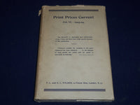1925 PRINT PRICES CURRENT BOOK VOLUME NO. 6 F. L & E. L WILDER - KD 2056E