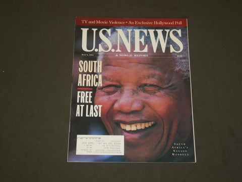 1994 MAY 9 U.S. NEWS & WORLD REPORT MAGAZINE - NELSON MANDELA - B 2072