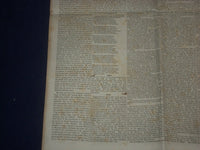 1833 SEPTEMBER 5 THE GLOBE NEWSPAPER - U.S. BANK - JACKSON - NP 5076
