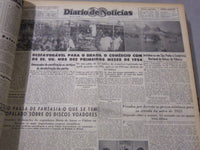 1955 JAN-FEB RIO DE JANEIRO DIARIO NEWSPAPER BOUND VOLUME - SPANISH - BV 64