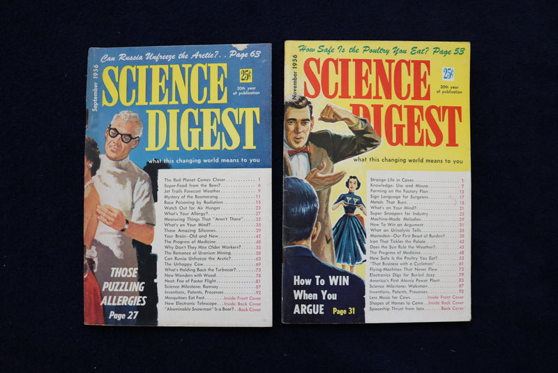 1937-1958 SCIENCE DIGEST MAGAZINE - LOT OF 10 - O 3410