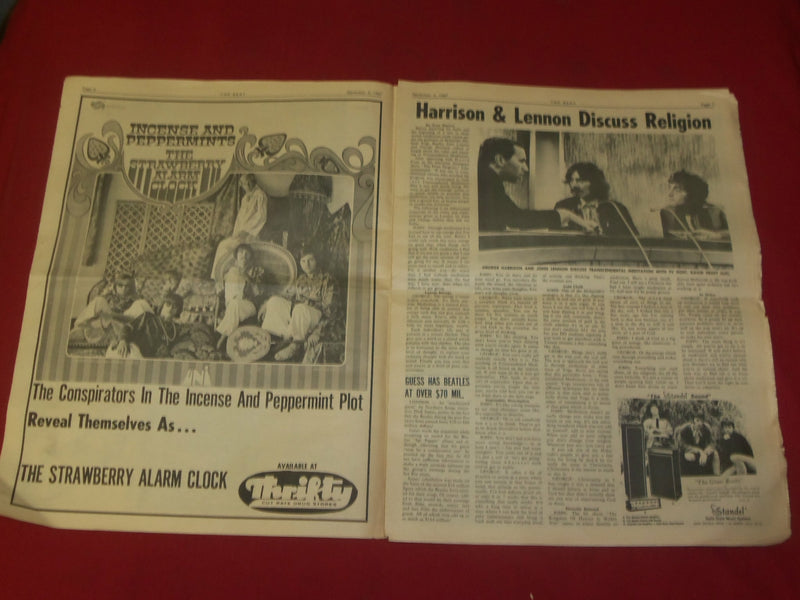 1967 NOV 4 THE BEAT NEWSPAPER-RINGO-MAMA CASS - PHOTOS, ARTICLES & ADS - NP 3923