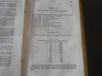 1854 COMPILED STATUTES OF THE STATE OF NEW HAMPSHIRE SECOND EDITION - KD 4637