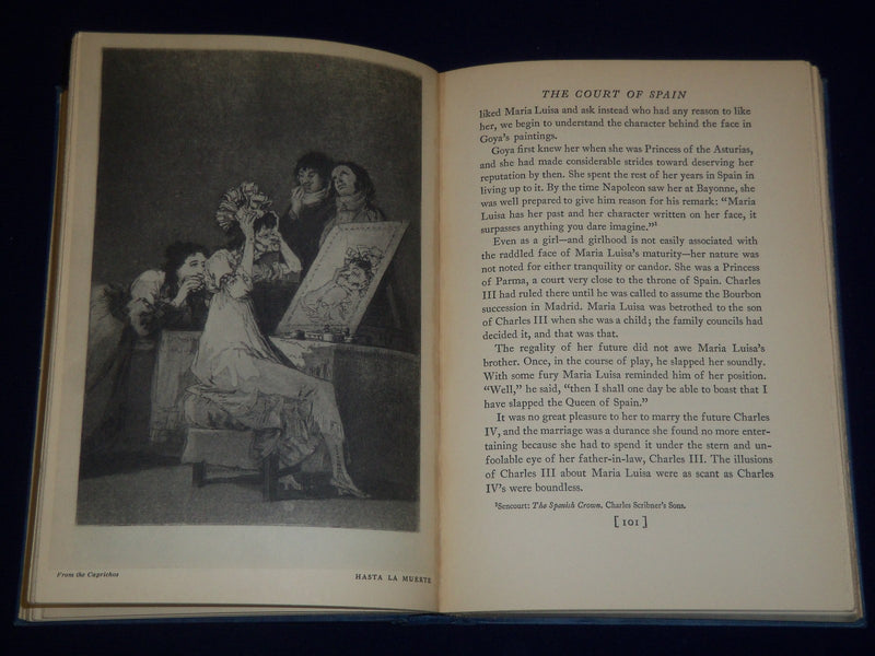 1939 GOYA HARDCOVER BOOK BY CHARLES POORE - NICE PRINTS - KD 2514