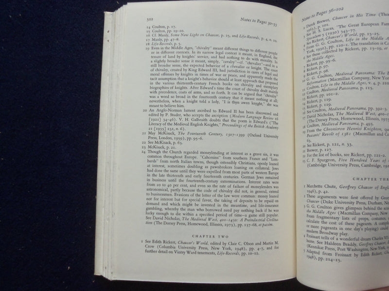 1977 THE LIFE AND TIMES OF CHAUCER HARDCOVER BOOK BY JOHN GARDNER - KD 8389