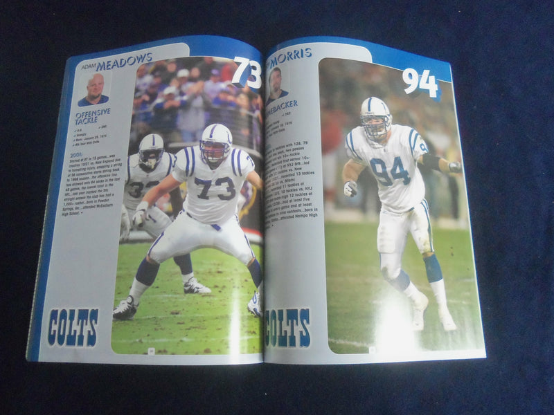 2002 INDIANAPOLIS COLTS YEARBOOK - ST 7149