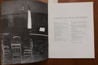 1969 SPRING RHODE ISLAND HISTORY SOFTCOVER BOOK - K 3190