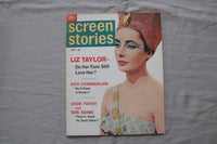 1962 SEPTEMBER SCREEN STORIES MAGAZINE - ELIZABETH TAYLOR COVER - E 19919