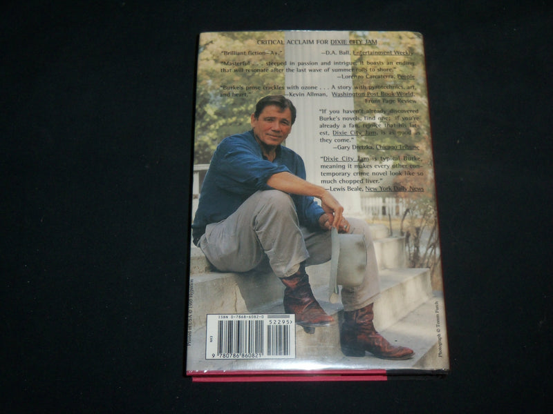 1995 BURNING ANGLE BOOK SIGNED BY JAMES LEE BRURKE - FIRST EDITION - KD 7245