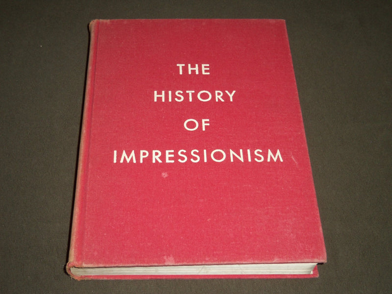 1946 THE HISTORY OF IMPRESSIONISM BY JOHN REWALD HARDCOVER BOOK - KD 3836