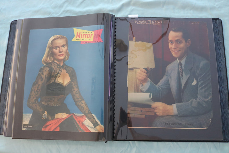 GIANT MOVIE STAR SCRAPBOOK - SHIRLEY TEMPLE - JAMES STEWART - #6