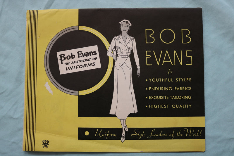 1940'S BOB EVANS UNIFORMS BROCHURE - K 2507