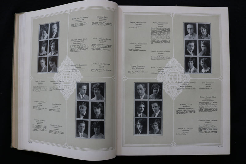 1927 THE BADGER UNIVERSITY OF WISCONSIN YEARBOOK - MADISON, WISCONSIN - YB 3506
