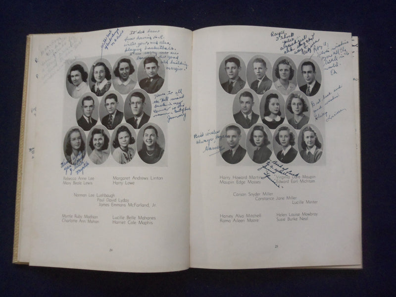 1940 THE CHAIN LANE HIGH SCHOOL YEARBOOK - CHARLOTTESVILLE, VIRGINIA - YB 3025