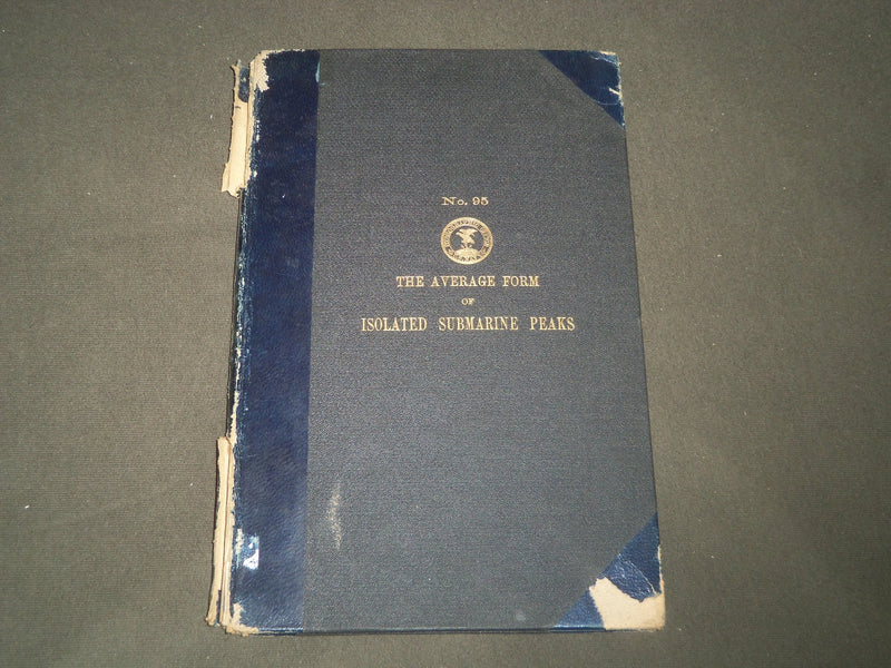 1890 THE AVERAGE FORM OF ISOLATED SUBMARINE PEAKS BY G. W. LITTLEHALES - J 4999