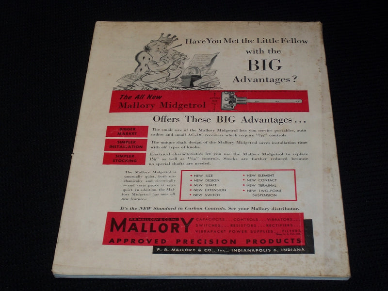 1948 NOVEMBER RADIO ELECTRONICS MAGAZINE - FM HANDIE-TALKIE COVER - E 7139