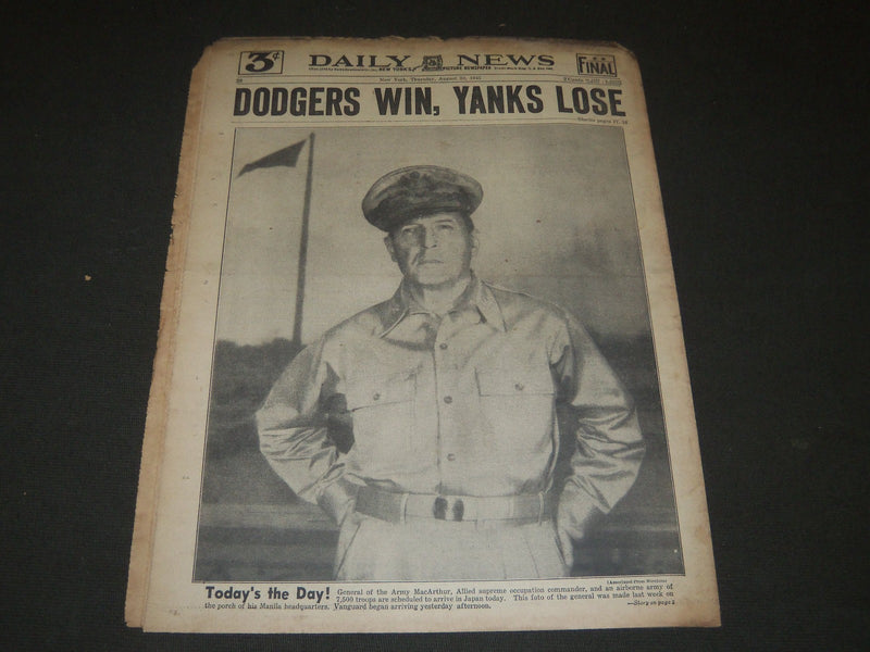 1945 AUG 30 NEW YORK DAILY NEWS - MARSHALL HIT REPORT ON PEARL HARBOR - NP 2067