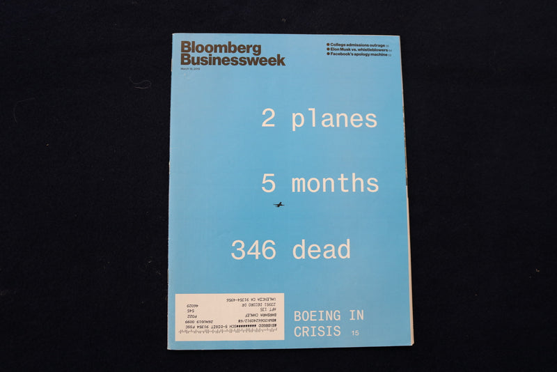 2019 MAR 18 BLOOMBERG BUSINESSWEEK MAGAZINE - BOEING IN CRISIS COVER - E 11754