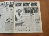 1977 SEPTEMBER 20 NATIONAL EXAMINER NEWSPAPER-BILLY BLASTS JIMMY CARTER- NP 4712