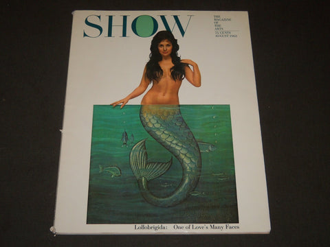 1963 AUGUST SHOW MAGAZINE - NICE COVER & PHOTOS - ST 4329
