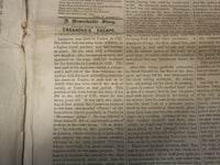 1871 PORTLAND TRANSCRIPT NEWSPAPER LOT OF 14 ISSUES - MAINE - NP 3297Q