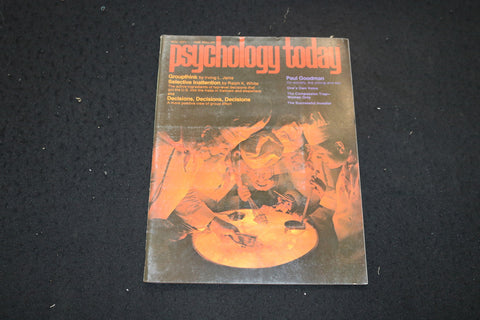 1971 NOVEMBER PSYCHOLOGY TODAAY MAGAZINE - GROUPTHINK COVER - SP 4182V