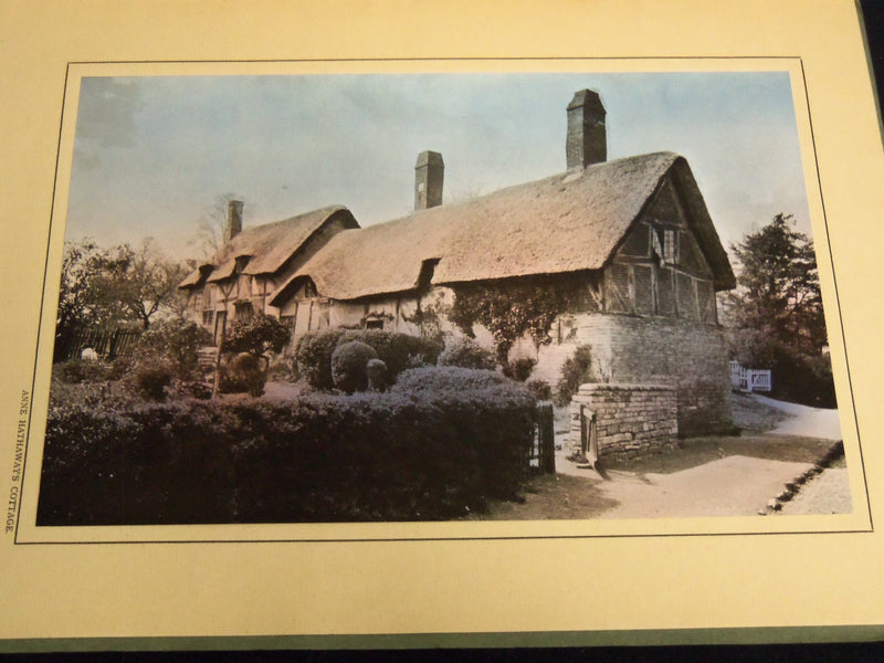 1920'S THE HOMELAND OF SHAKESPEARE BOOK - HAND COLOURED PRINTS - J 8687
