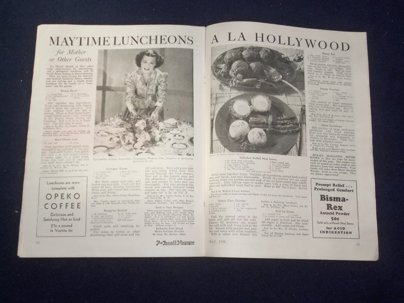 1938 MAY THE REXALL MAGAZINE - J 9348