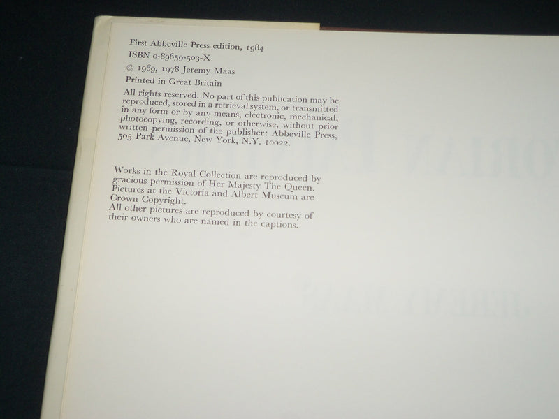 1984 VICTORIAN PAINTERS HARDCOVER BOOK BY JEREMY MAAS - GREAT PRINTS - D 361