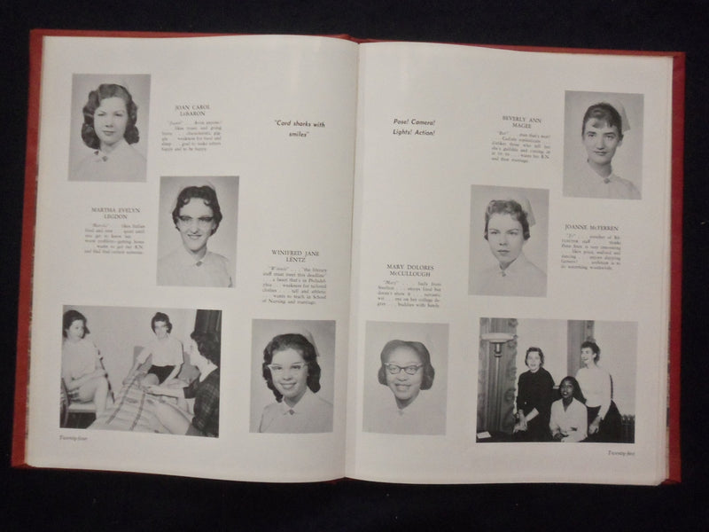 1959 THE REFLECTOR HARRISBURG HOSPITAL SCHOOL OF NURSING YEARBOOK - YB 3328