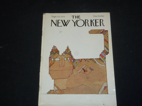 1979 SEPTEMBER 24 THE NEW YORKER MAGAZINE - ILLUSTRATED COVER - NY 1252