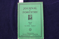 1932-1933 JOURNAL OF FORESTRY MAGAZINE - LOT OF 4 + 1931 SUPP/INDEX - O 3428