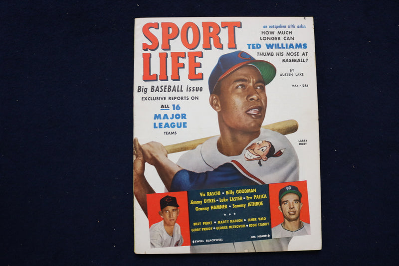 1951 MAY SPORT LIFE MAGAZINE - LARRY DOBY COVER - E 11845