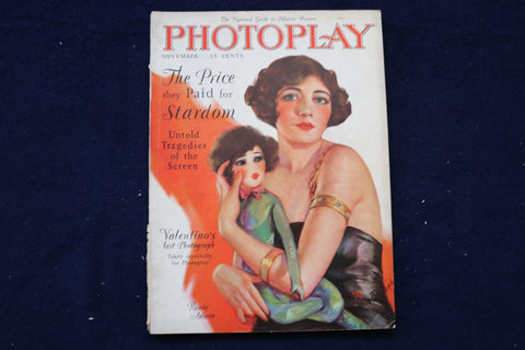 1926 NOVEMBER PHOTOPLAY MAGAZINE - RENEE ADOREE COVER - E 17789