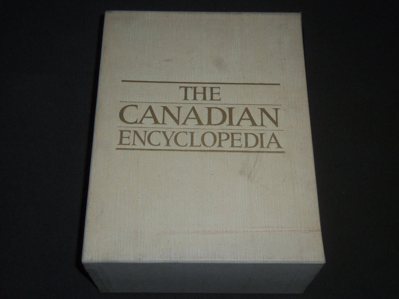 1985 THE CANADIAN ENCYCLOPEDIA BOXED SET OF 3 VOLUMES BY HURTIG - R 112
