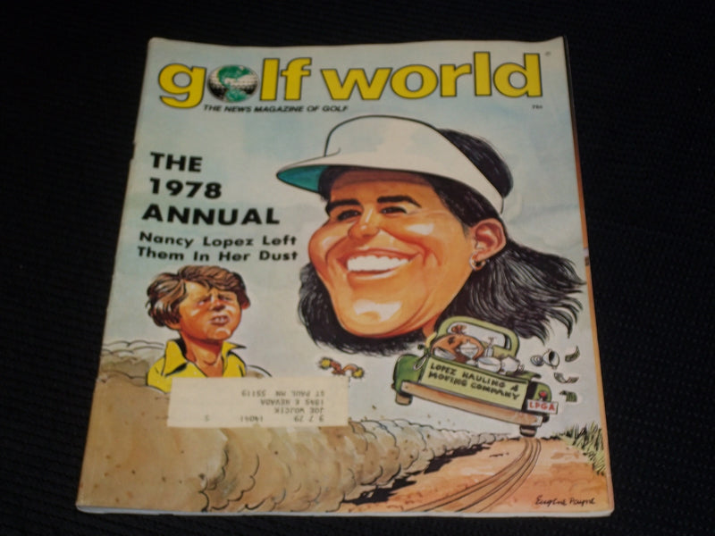 1978 DECEMBER 29 GOLF WORLD MAGAZINE - NANCY LOPEZ FRONT COVER - E 6706