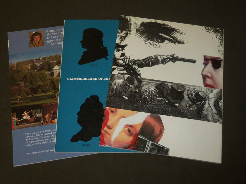 2003-2010 GLIMMERGLASS OPERA PROGRAM LOT OF 3 DIFFERENT ISSUES - O 533