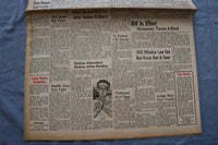 1965 JUNE 22 THE DAILY CHRONICLE NEWSPAPER - JETS POUND VC NEAR CHINA - NP 8528