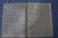 1872 JANUARY 28 LE GRELOT NEWSPAPER - LES DEUX REPUBLIQUES - FRENCH - NP 8575
