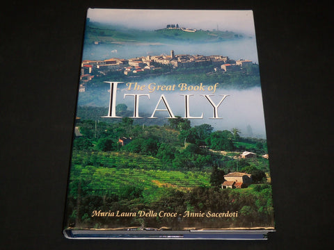 2004 THE GREAT BOOK OF ITALY HARDCOVER BOOK - CROCE - SACERDOTI - I 1967