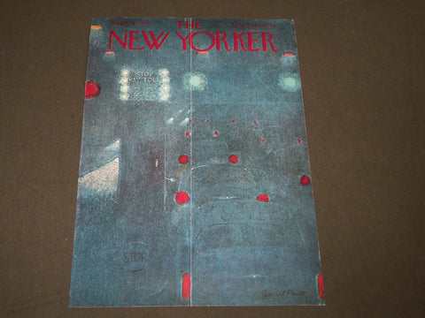 1957 SEPTEMBER 7 NEW YORKER MAGAZINE FRONT COVER ONLY - GREAT ART FOR FRAMING