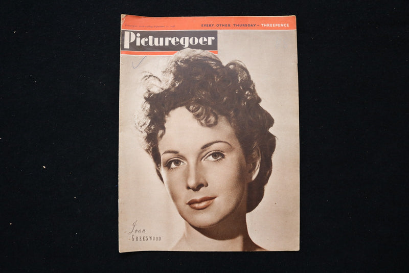 1948 SEPTEMBER 11 PICTUREGOER MAGAZINE - JOAN GREENWOOD COVER - E 26034