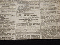 1864 JANUARY 18 BOSTON DAILY ADVERTISER NEWSPAPER - TRUMBULL REQUEST - NP 3878I