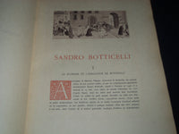1907 SANDRO BOTTICELLI VOLUME BY EMILE GEBHART - FRENCH - NICE ENGRAVINGS - Z 20