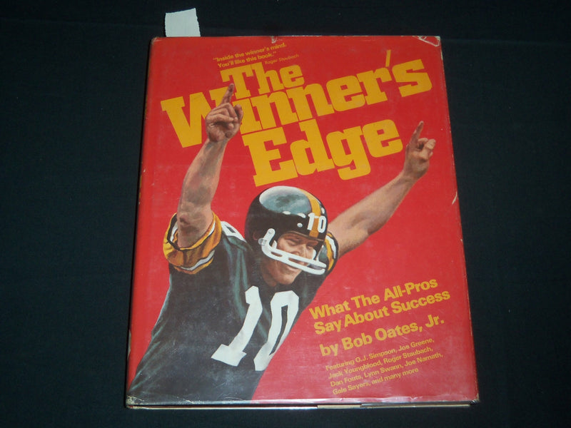 1980 THE WINNER'S EDGE BOOK SIGNED BY BOB OATES JR. - HARDCOVER - KD 5509