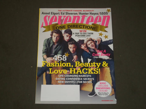 2014 NOVEMBER SEVENTEEN MAGAZINE - ONE DIRECTION COVER - B 1763