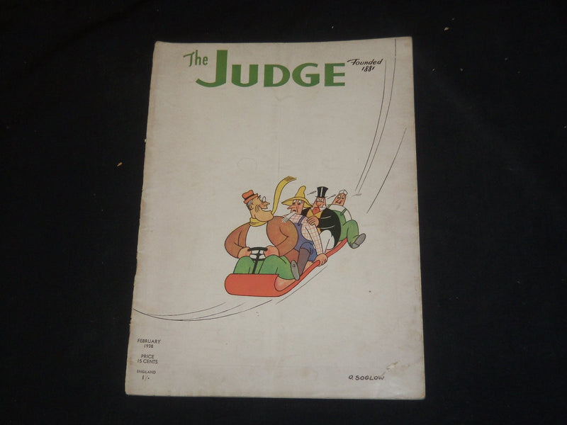 1938 FEBRUARY JUDGE MAGAZINE - ILLUSTRATED COVER - ST 5760