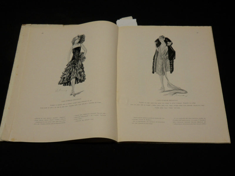 1927 FEBRUARY FANTASIE D'ITALIA MAGAZINE - NICE FASHION ILLUSTRATIONS - ST 531B
